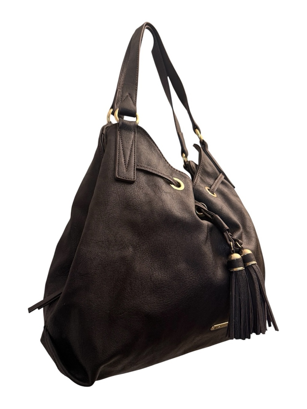 Liz Claiborne Black Shoulder Bag with Matching Wallet - Picture 4 of 12